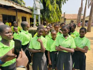 Girls in Onono a rural community