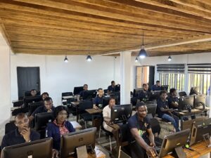 Edufun Technik staff at Ai and Robotics training center