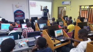 Scott taking a teaching session