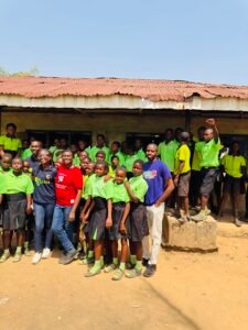 Mezie at Onono for outreach with Edufun Technik