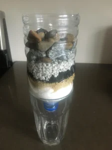 Simple water filtration STEM activity