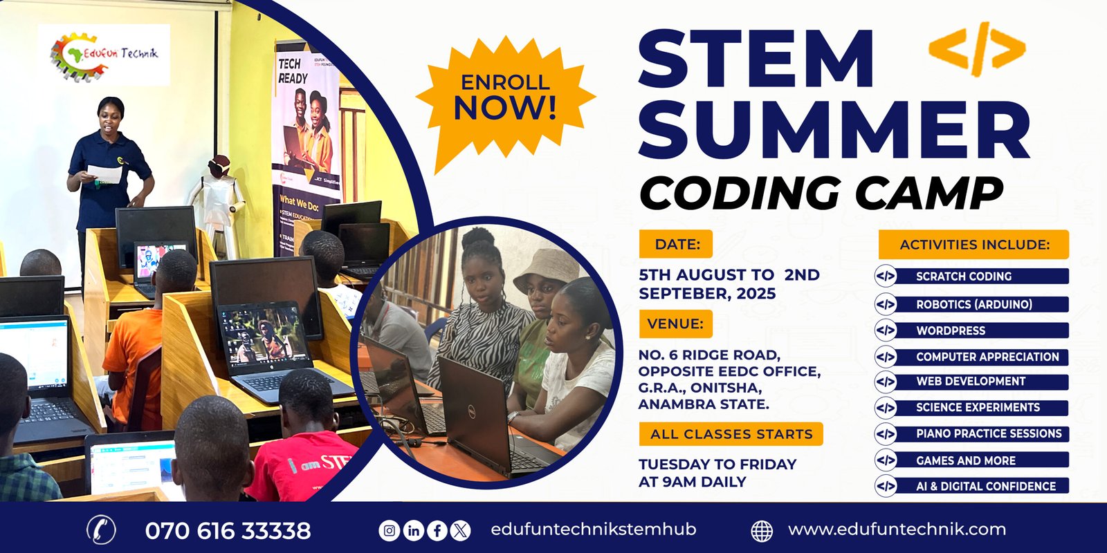 STEM Summer Coding Camp 2025